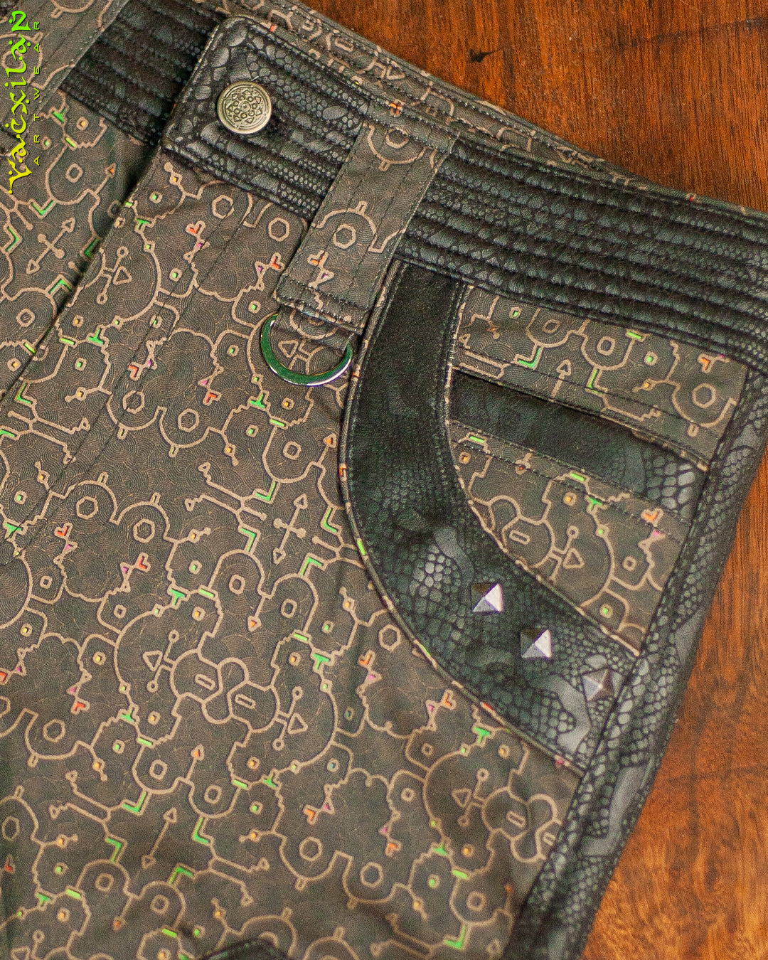 Flying Short Men / Twill Fake Leather Patches - REBIRTH OF IKARO BOA